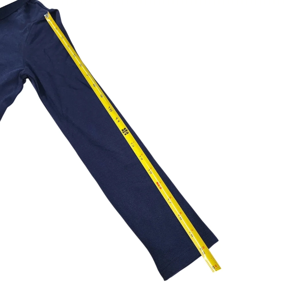 2pc The Children's Place Girls Navy Long Sleeve Polo